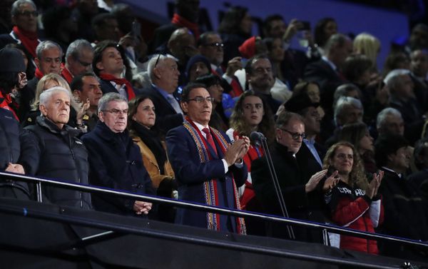 El presidente de Perú, Martín Vizcarra, durante la Ceremonia de Inauguración de los XVIII Juegos Panamericanos Lima El presidente de Perú, Martín Vizcarra, durante la Ceremonia de Inauguración de los XVIII Juegos Panamericanos Lima - Sputnik Mundo