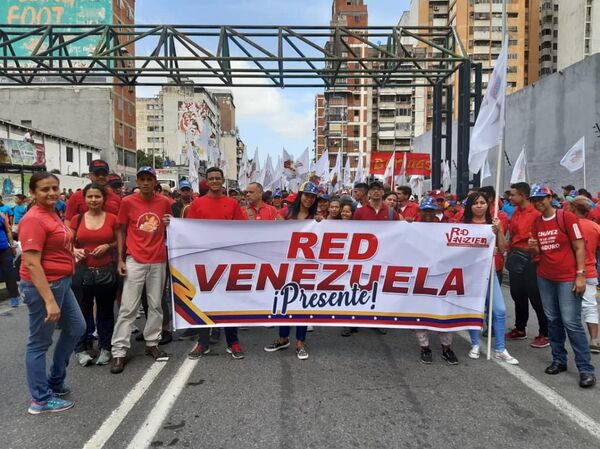 Venezolanos salen a las calles para apoyar el Foro de Sao Paulo (fotos, vídeo) - Sputnik Mundo