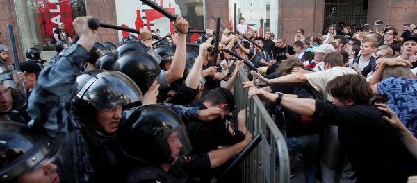 Protestas en Moscú del 27 de julio de 2019 Protestas en Moscú del 27 de julio de 2019 - Sputnik Mundo