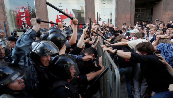 Protestas en Moscú del 27 de julio de 2019 Protestas en Moscú del 27 de julio de 2019 - Sputnik Mundo