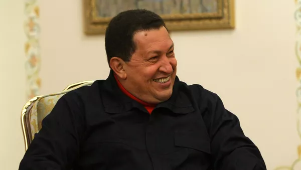 Hugo Chávez, expresidente de Venezuela, durante su visita a Rusia en 2010