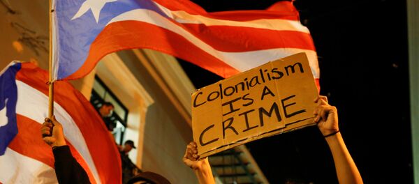 Protestas en Puerto Rico - Sputnik Mundo