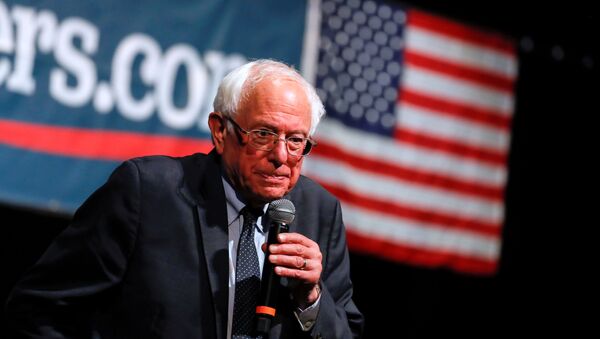 Bernie Sanders, político estadounidense, durante su camapaña presidencial para 2020 en Los Angeles, el 25 de julio de 2019 - Sputnik Mundo