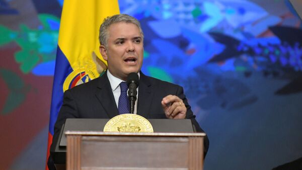 Iván Duque, presidente de Colombia - Sputnik Mundo