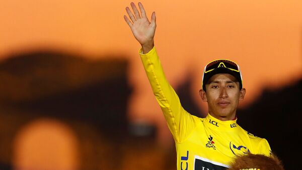 Egan Bernal, ciclista colombiano - Sputnik Mundo