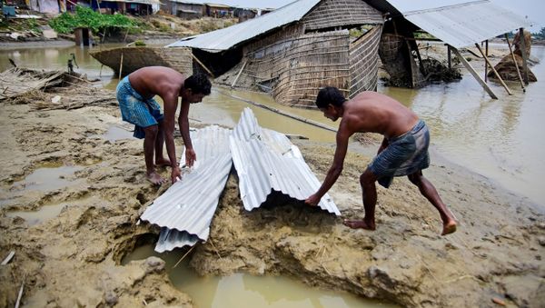 Inundaciones en Assam, la India Inundaciones en Assam, la India - Sputnik Mundo