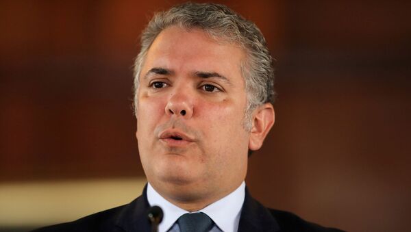 Iván Duque, presidente de Colombia - Sputnik Mundo