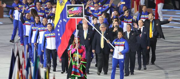 Delegación venezolana en los Juegos Panamericanos de Lima Delegación venezolana en los Juegos Panamericanos de Lima - Sputnik Mundo
