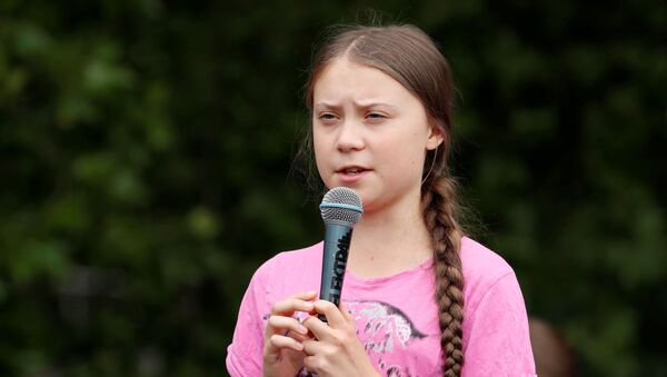 Greta Thunberg, activista medioambiental sueca (archivo) - Sputnik Mundo
