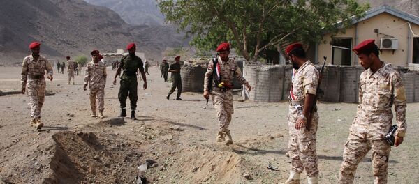 Lugar del ataque realizado con misiles en la ciudad yemení de Adén - Sputnik Mundo