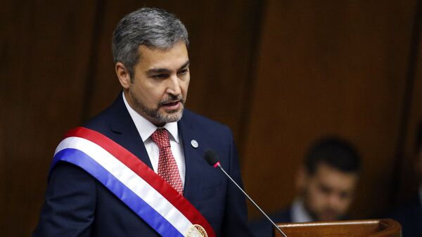 Mario Abdo Benítez, presidente de Paraguay - Sputnik Mundo