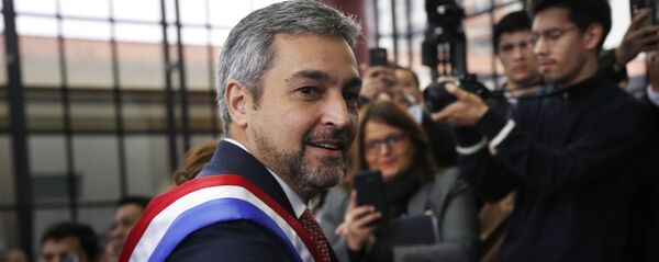 Mario Abdo Benítez, presidente de Paraguay Mario Abdo Benítez, presidente de Paraguay - Sputnik Mundo