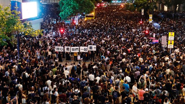 Protestas en Hong Kong - Sputnik Mundo