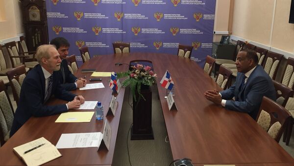 El jefe de la misión diplomática de República Dominicana, José Manuel Castillo Betances El jefe de la misión diplomática de República Dominicana, José Manuel Castillo Betances - Sputnik Mundo