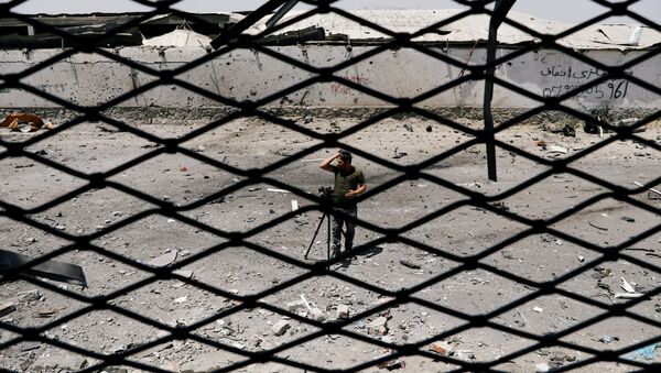 Lugar de una explosión en Afganistán Lugar de una explosión en Afganistán - Sputnik Mundo