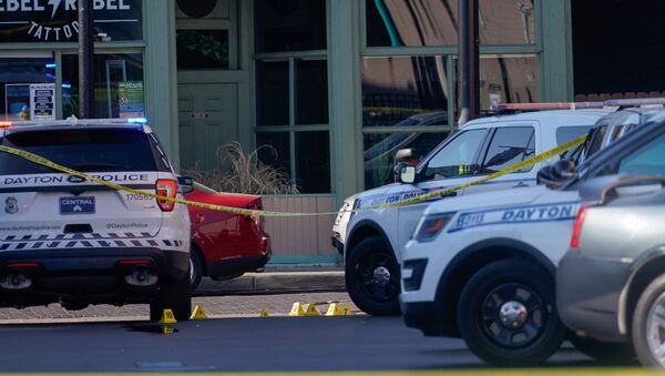 Lugar del tiroteo en Dayton, Ohio - Sputnik Mundo