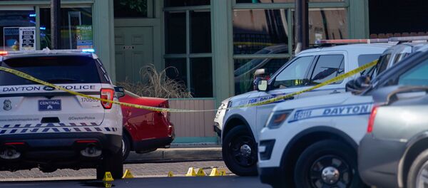 Lugar del tiroteo en Dayton, Ohio - Sputnik Mundo