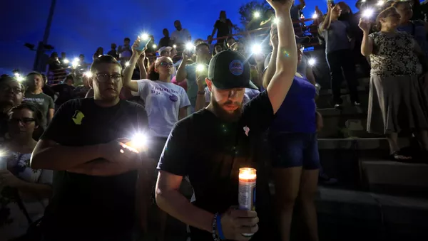 Ceremonia de luto tras masacre en El Paso (EEUU), el 3 de agosto de 2019 - Sputnik Mundo