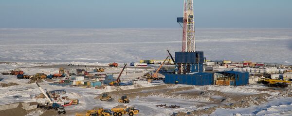 Extracción de petróleo en el Ártico Extracción de petróleo en el Ártico - Sputnik Mundo