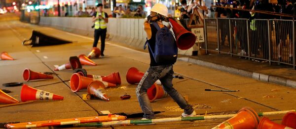 Las protestas en Hong Kong - Sputnik Mundo