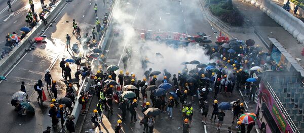 Protestas en Hong Kong - Sputnik Mundo