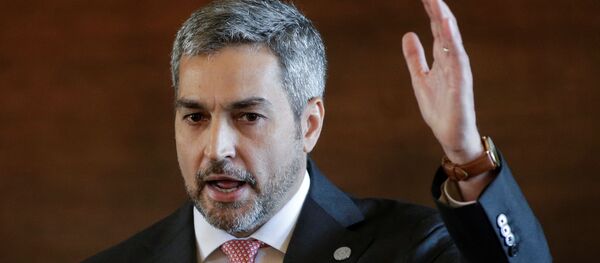 Mario Abdo Benítez, presidente de Paraguay Mario Abdo Benítez, presidente de Paraguay - Sputnik Mundo