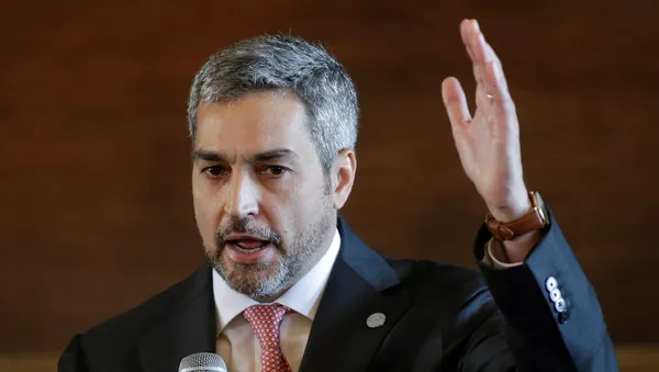 Mario Abdo Benítez, presidente de Paraguay - Sputnik Mundo