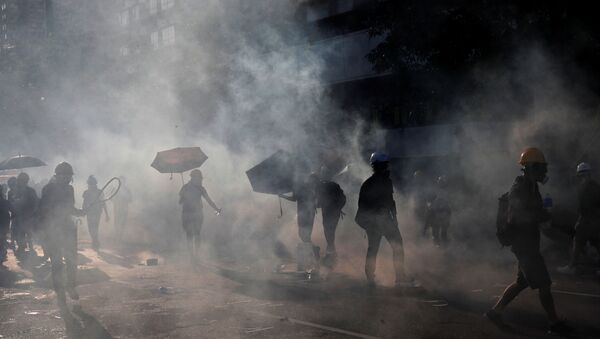 Protestas en Hong Kong - Sputnik Mundo