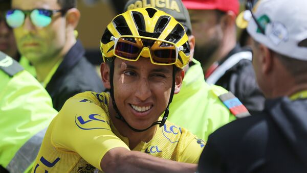 Egan Bernal, ciclista colombiano - Sputnik Mundo