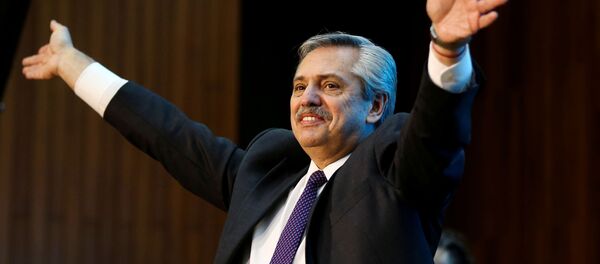 Alberto Fernández, candidato a la presidencia de Argentina por el Frente de Todos - Sputnik Mundo