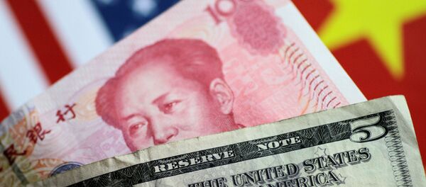 Billetes de EEUU y China, dólar y yuan - Sputnik Mundo