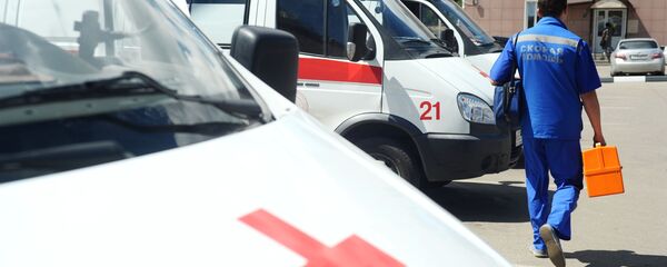 La ambulancia de Rusia (imagen referencial) La ambulancia de Rusia (imagen referencial) - Sputnik Mundo