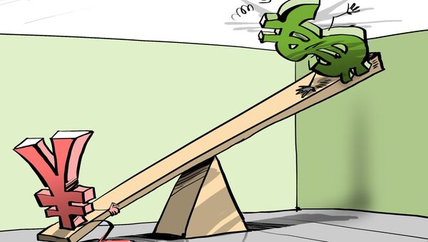 El yuan contra el dólar: batalla de gigantes económicos - Sputnik Mundo