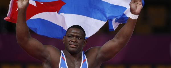 Mijaín López, luchador cubano - Sputnik Mundo