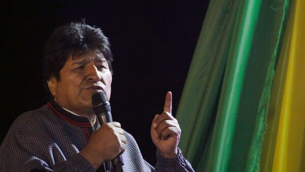 Evo Morales, presidente de Bolivia - Sputnik Mundo