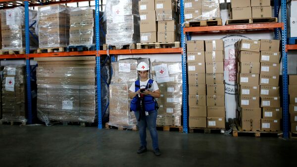 Asistencia humanitaria de la Cruz Roja en Venezuela - Sputnik Mundo