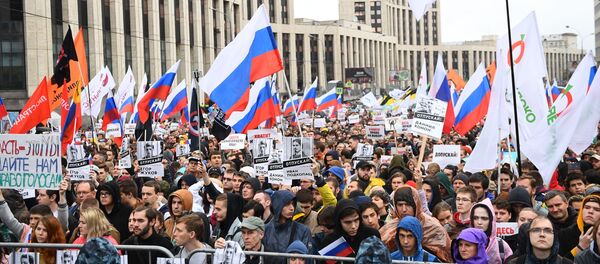 Manifestación de la oposición en Moscú - Sputnik Mundo