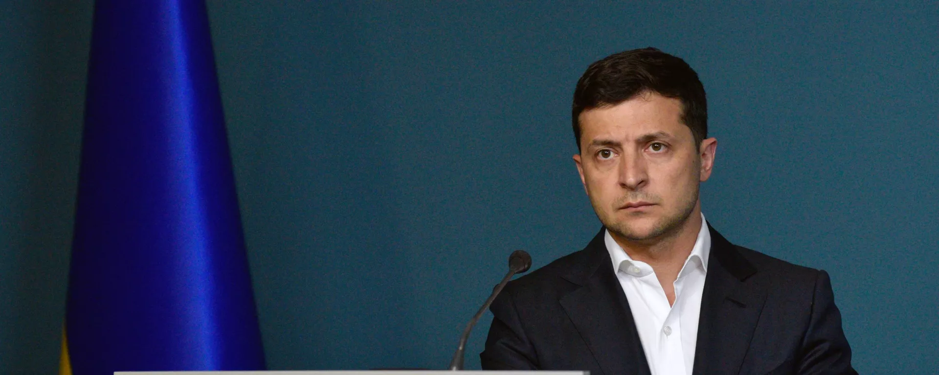 El presidente ucraniano, Volodímir Zelenski - Sputnik Mundo, 1920, 22.02.2022