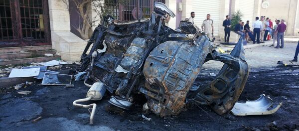 Lugar del atentado en Bengasi - Sputnik Mundo