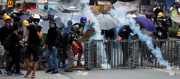 Las protestas en Hong Kong - Sputnik Mundo