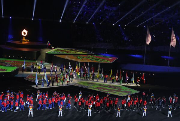 Así fue la colorida ceremonia de clausura de los Juegos Panamericanos de Lima - Sputnik Mundo
