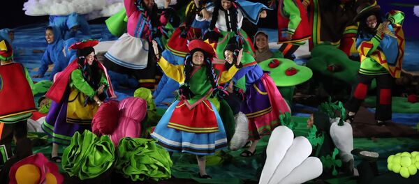 Así fue la colorida ceremonia de clausura de los Juegos Panamericanos de Lima Así fue la colorida ceremonia de clausura de los Juegos Panamericanos de Lima - Sputnik Mundo