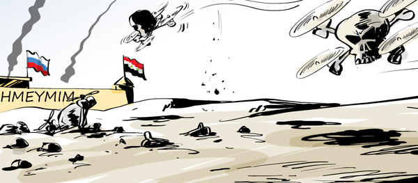 Los drones siguen atacando sin éxito la base rusa en Siria Los drones siguen atacando sin éxito la base rusa en Siria - Sputnik Mundo