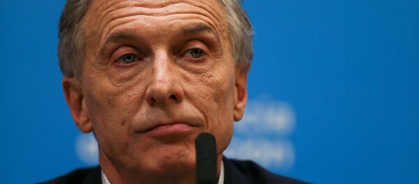 El presidente de Argentina, Mauricio Macri, ofrece una conferencia de prensa tras el fracaso del oficialismo en las PASO - Sputnik Mundo