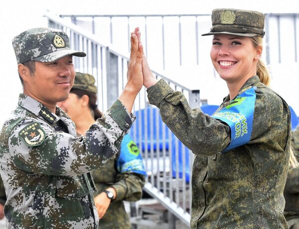 La cara femenina de los juegos Army Games 2019
 - Sputnik Mundo