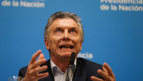 Mauricio Macri, presidente de Argentina - Sputnik Mundo