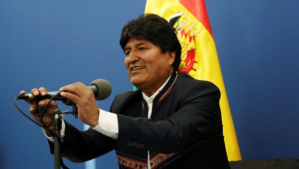 El presidente boliviano Evo Morales - Sputnik Mundo