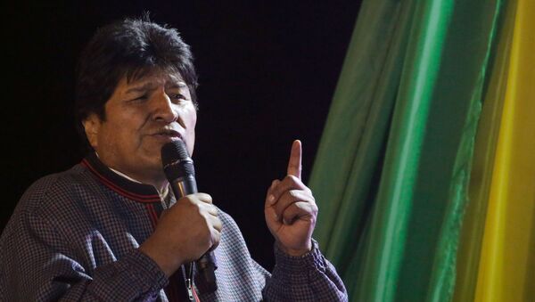 El presidente boliviano Evo Morales - Sputnik Mundo
