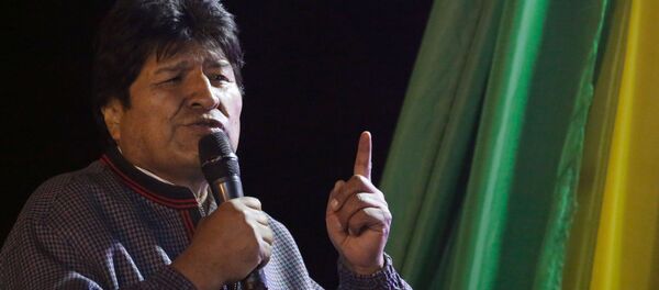 El presidente boliviano Evo Morales - Sputnik Mundo