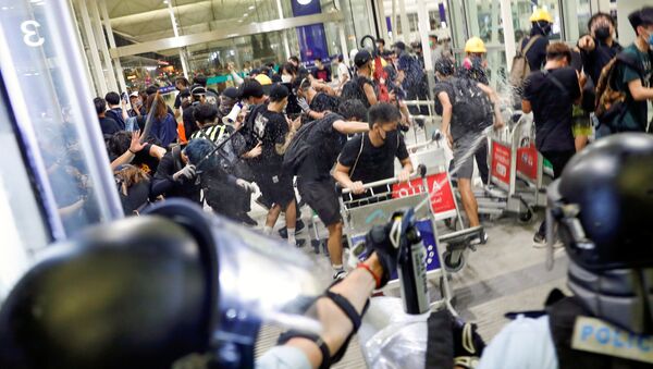 Protestas en Hong Kong - Sputnik Mundo